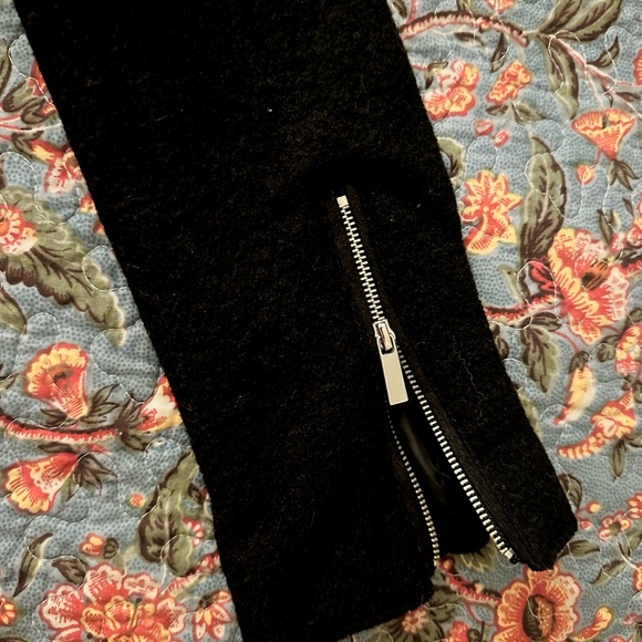 Faux Fir & Suede Bomber Jacket - Picture 5 of 6